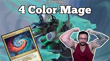 Harmonizing Revelation = Prowess Perfection! | 4 Color Mage | Standard Bo3 | Mythic 143 | MTG Aren