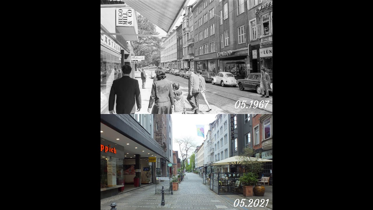 Kiel Damals & Heute Teil 12 Holstenbrücke & Dänische Straße & Kleiner