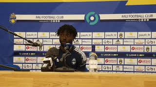 Foot : réaction de Xavier Kouassi après Pau FC  - Nancy (2-1)