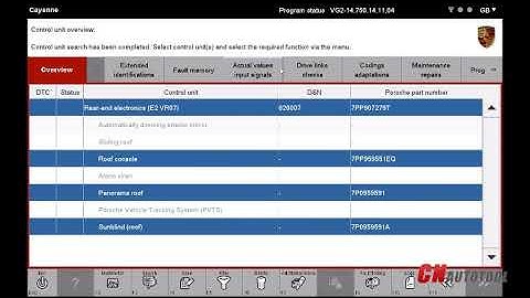 Porsche PIWIS II Tester Automatic Coding