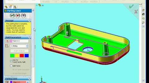 solidworks 2007 2008 03-18 Mold Design - Straddle Faces.avi