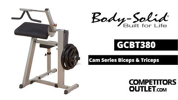 Body-Solid Cam Series Bicep & Tricep Machine GCBT380
