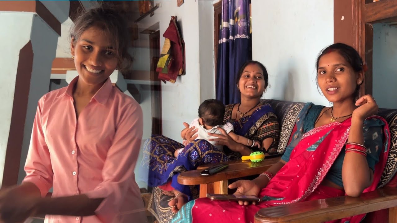 दीदी घर पहुच गई 🤩 रानू की शादी के बात 😊😍