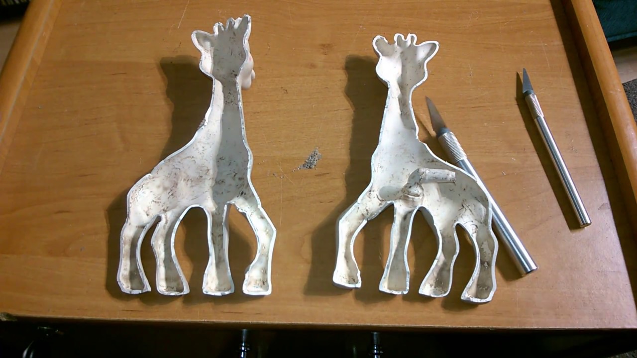 teething giraffe mold