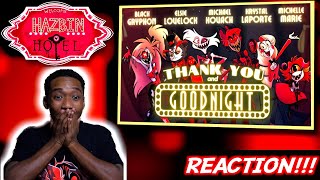HAZBIN HOTEL - "Thank You and Goodnight" (A Farewell Song from Hazbin Hotel Pilot Cast) | REACTION!!