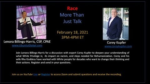 Race: More Than Just Talk: Exploring White Privilege