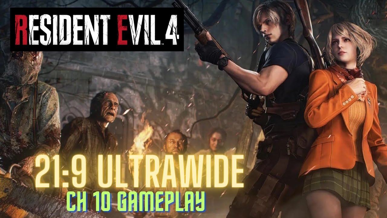Resident Evil 4 Ultrawide Ch10 Gameplay