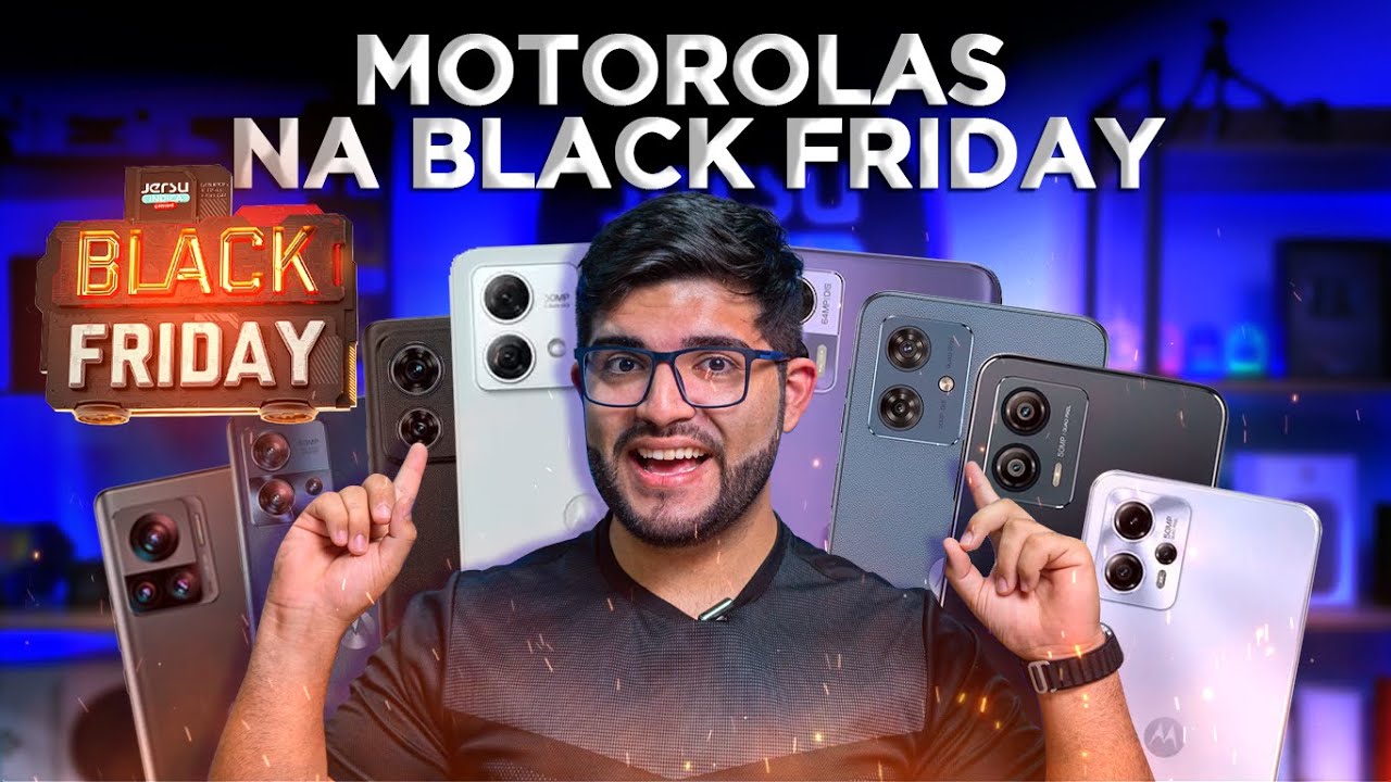 Os Melhores Smartphones da MOTOROLA para comprar na Black Friday 2023! Melhores preços do ano