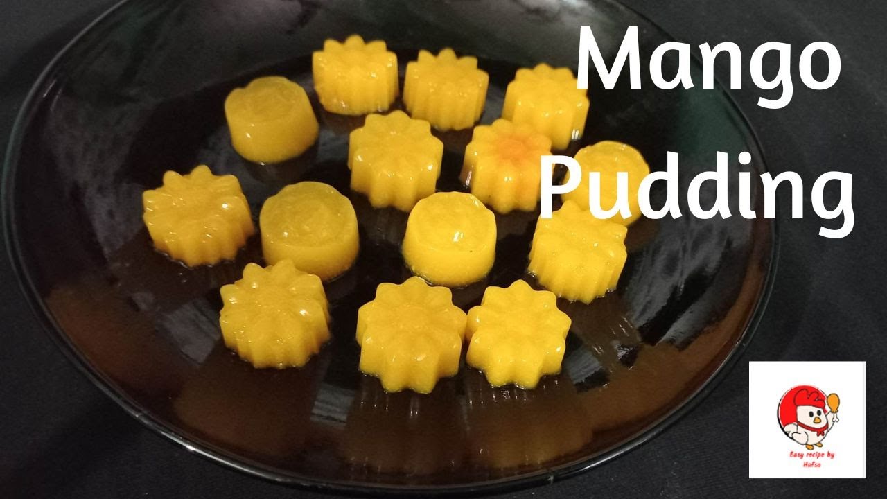 Mango Pudding No Gelatin Quick & Easy Mango Dessert YouTube