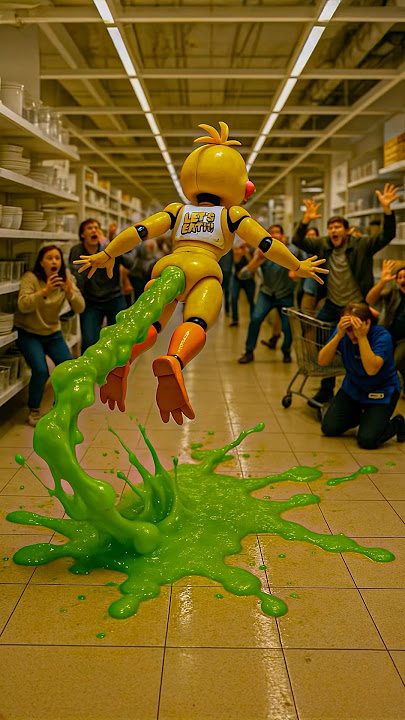 100 Toy Chicas GO TO IKEA! #fnaf #ikea #brainrot #ai