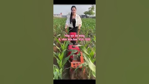 Máy xới đất rãnh rộng 30cm máy làm cỏ nông nghiệp máy vun luống ngô đa năng