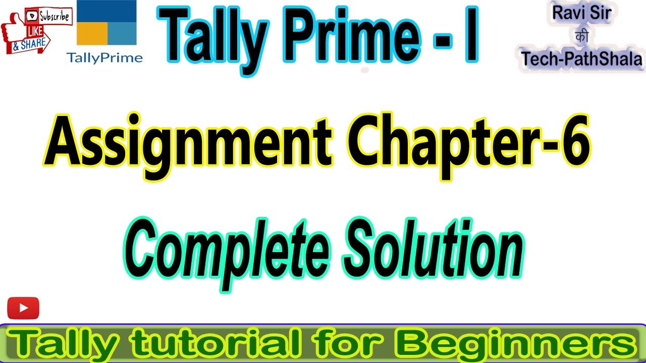 tally assignment with solution