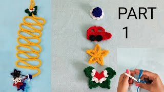 How to make two trips of crochet Cord ( Dori ) PART 1 डोरी क्रोशिया से बुनये बच्चों के पलने की
