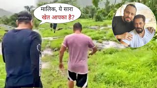 Salman Khan Bodyguard Shera Enjoying to walk with Malik at Panvel Farmhouse | Following the Legend