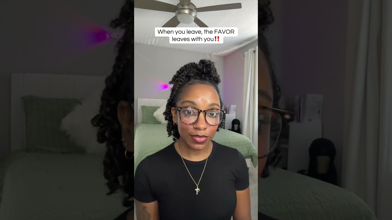 When you leave, the favor leaves with YOU‼️