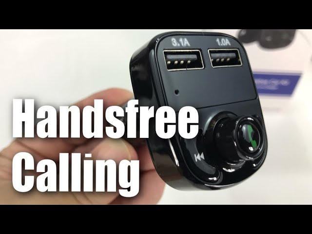 Bluetooth Wireless Car FM Transmitter Charger with Handsfree Phone Calling  Review 