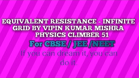 infinite grid /equivalent resistance