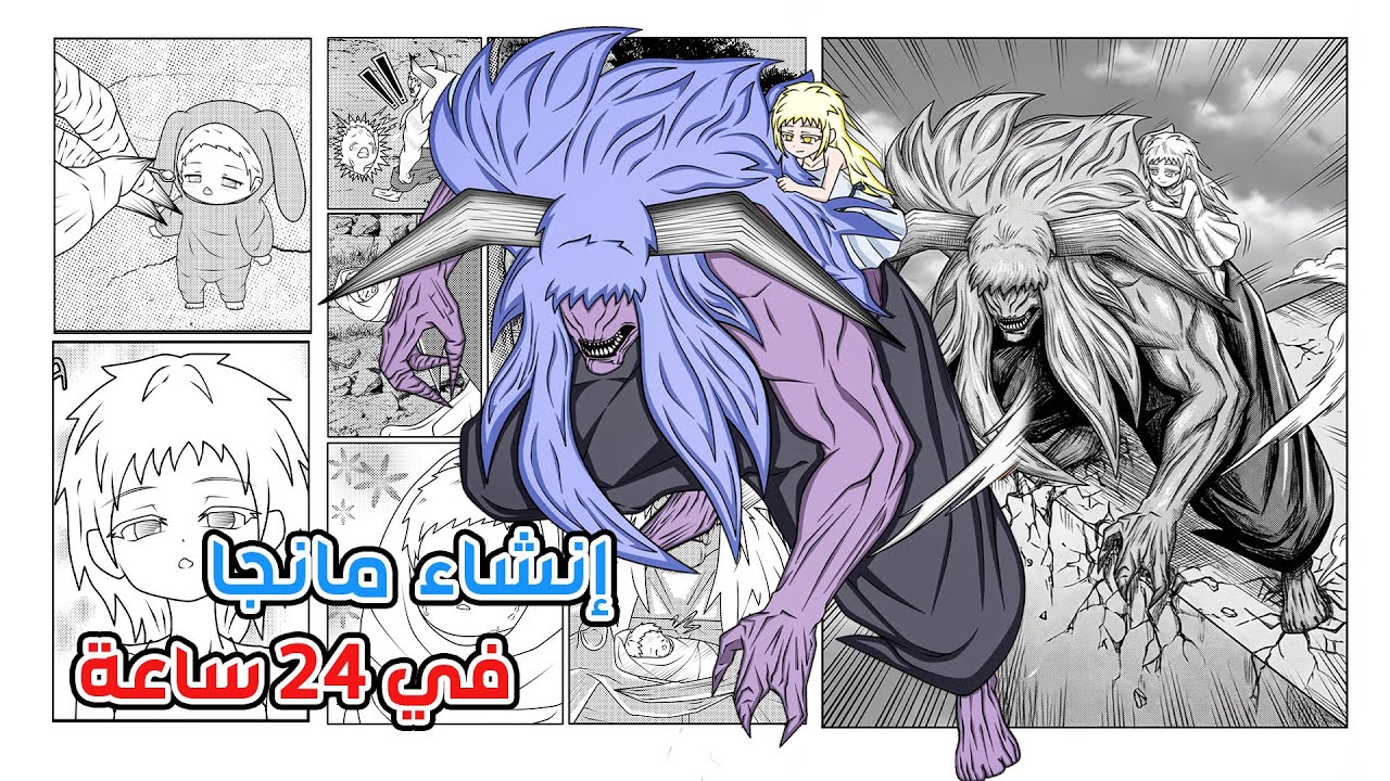 صنعت مانجا كاملة ب 24 ساعة