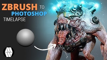 ZBrush to Photoshop Timelapse - 