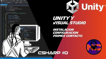#0 Instalacion de Unity y Visual Studio, tutorial c# basico para unity
