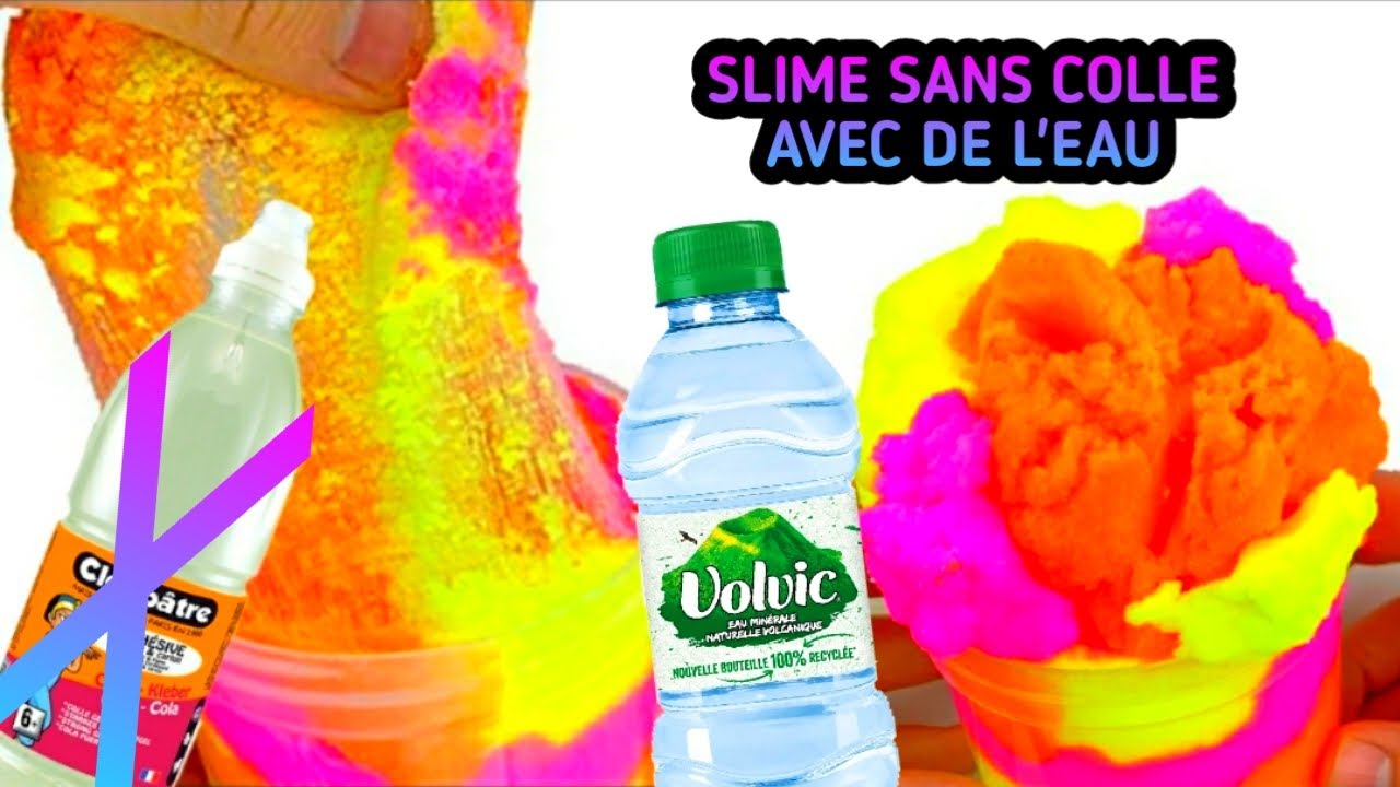 LA MEILLEUR RECETTE DE SLIME SANS COLLE AVEC DE L'EAU REVISITE - YouTube