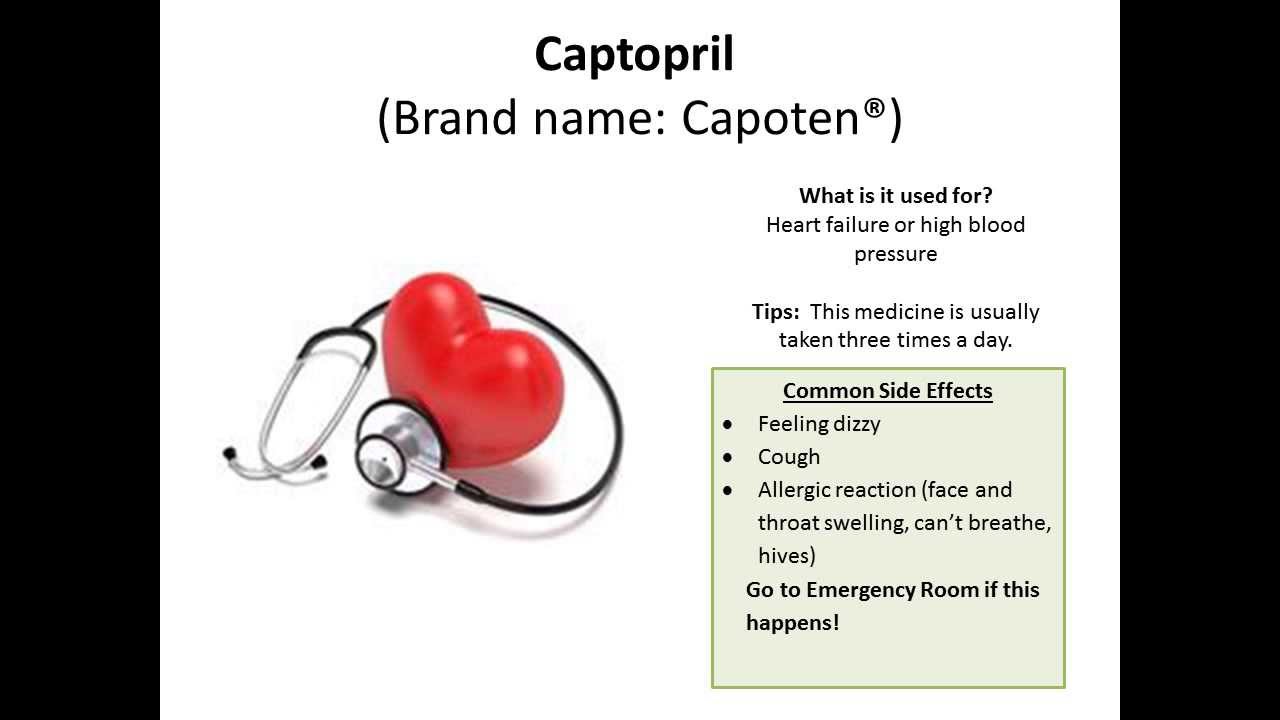 capoten vs captopril