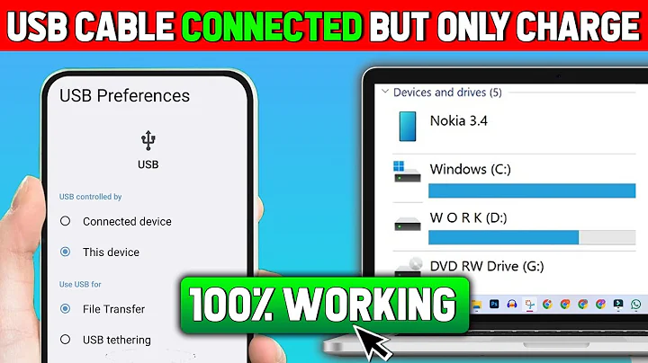 How to fix Phone Not Connecting to PC but Charging Only (2025 Updated way)