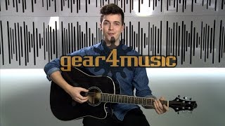 greg bennett d-4ce electro acoustic guitar