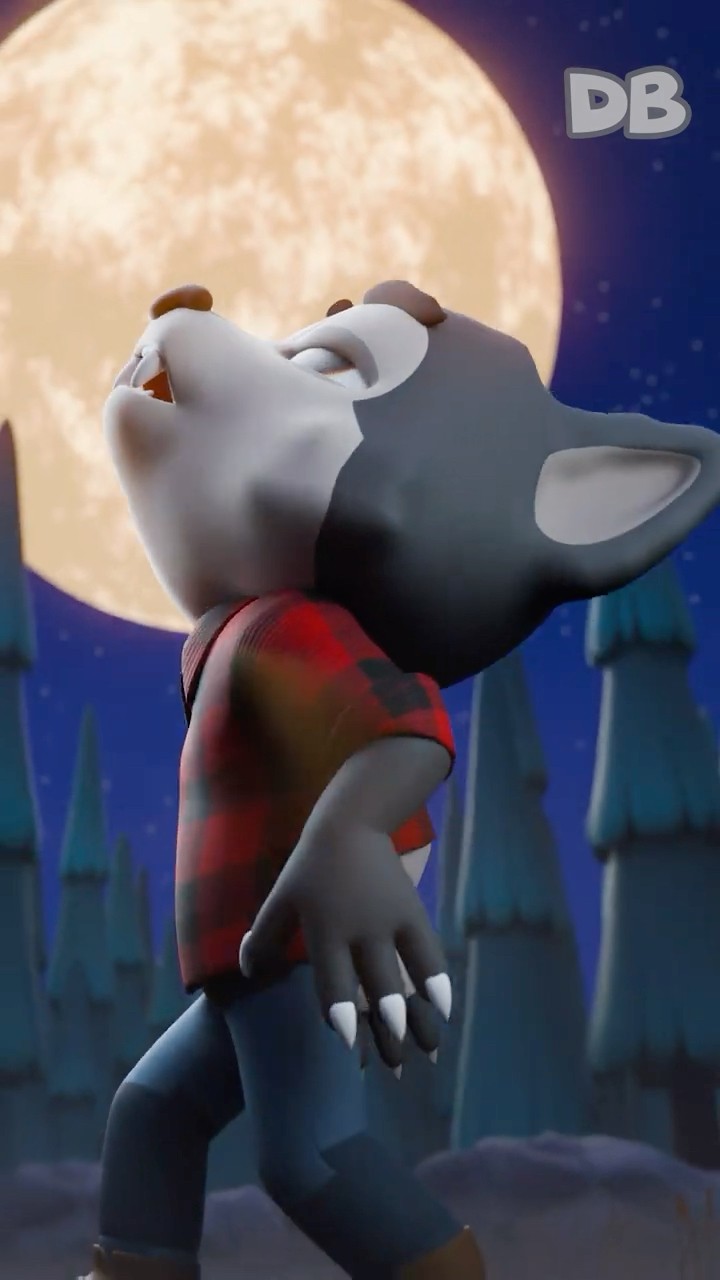 Grey Wolf \u0026 Little Red Riding Hood Lya-Lya | D Billions #shorts #db