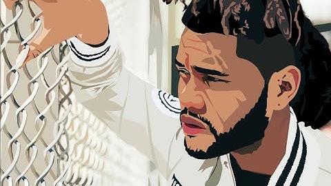 The Weeknd Vector Art (Time Lapse) | Rosanna Smith