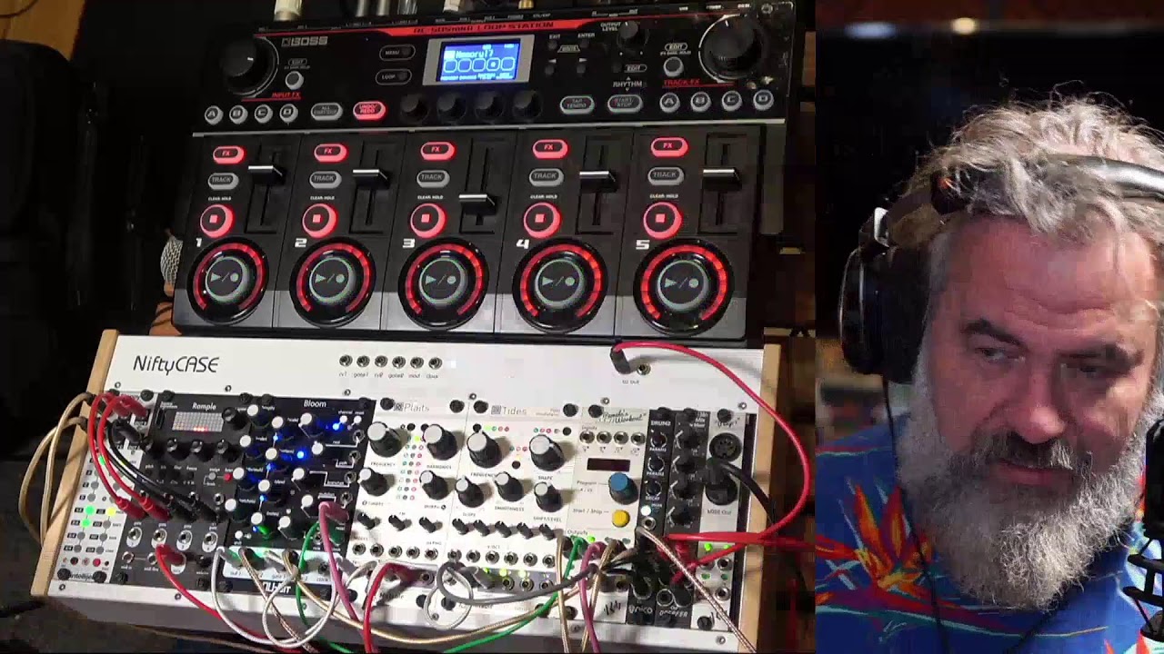 The Gaz Williams Show - Syncing Boss RC-505 to modular - YouTube