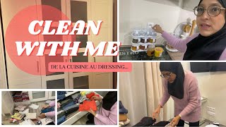   CLEAN WITH ME - ORGANISATION DE LA MAISON  | CUISINE - LINGE - DRESSING 