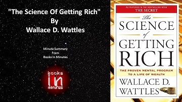 The Science Of Getting Rich By Wallace D.Wattles SelfHelpBook SummaryReview #thescienceofgettingrich