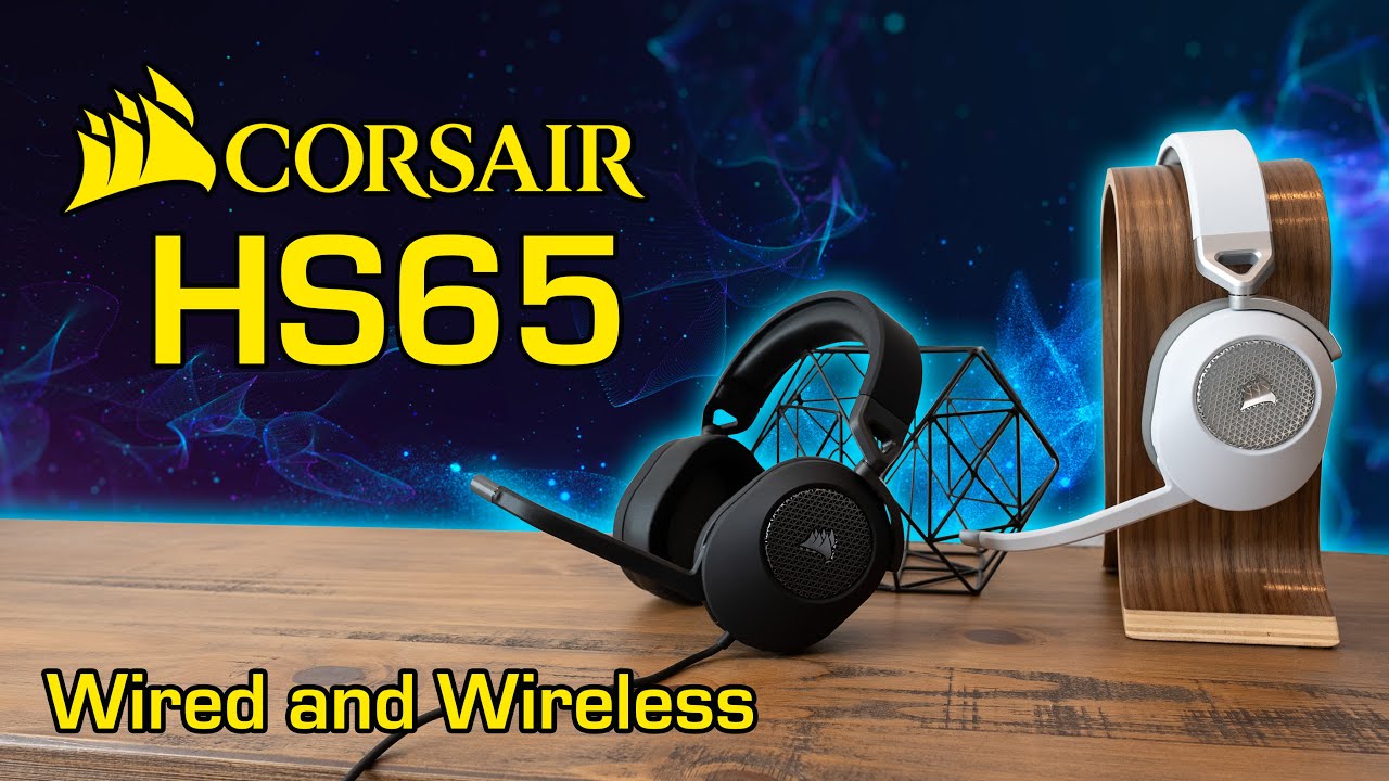 Corsair HS65 Wireless and HS65 Wired Headset Review - Deep Dive! 