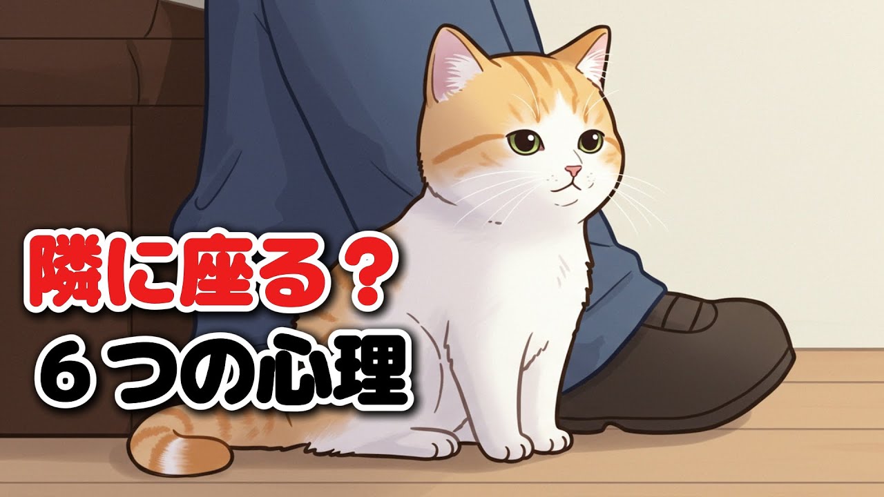 猫が飼い主の隣に座りたがるのはなぜ？６つの心理