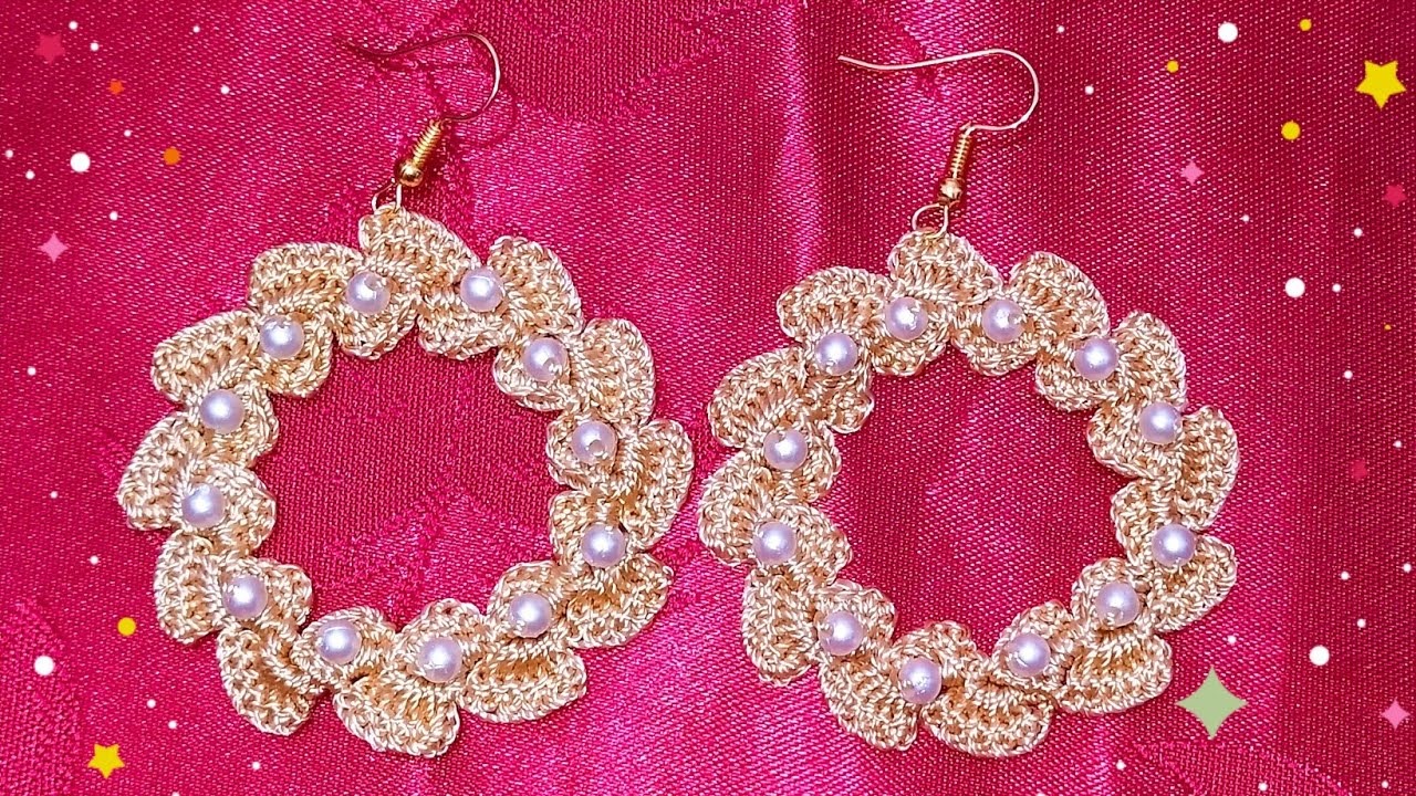Easy Crochet Earrings Tutorial | DIY Handmade Jewelry for Beginners