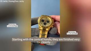 VS Factory 116508 Gold Weighted Review | Dandong 4130 Movement & Real Weight Test