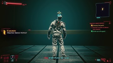 Cyberpunk 2077: Combat Training Gameplay (PC)