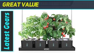 iDOO 20 Pods Indoor Herb Garden: Best Hydroponics System for Year-Round Fresh Veggies
