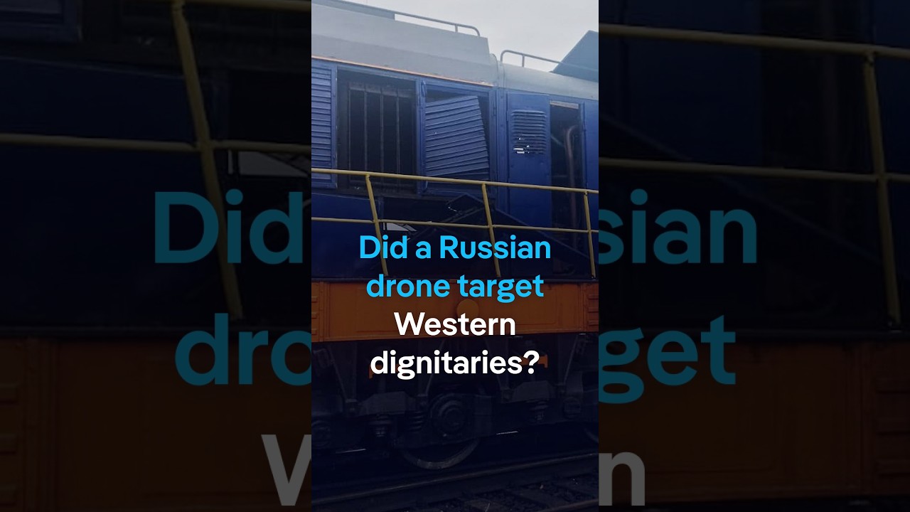 Did a Russian drone target Western dignitaries? | DW News