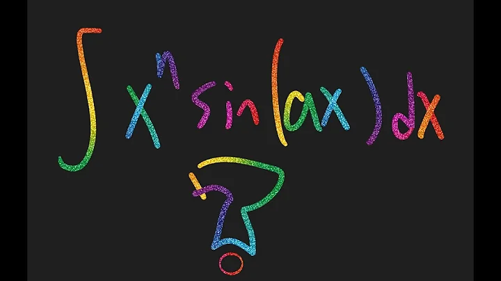 Integral of x^n sinx (Reduction formula)