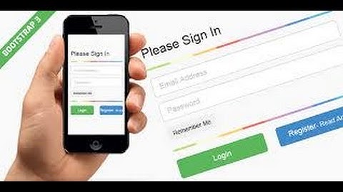 How To Make Responsive Registration Form Using Bootstrap