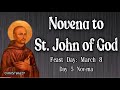 St. John of God Novena : Day 5 | Patron of the Sick, Mentally Ill, the Dying, Heart Patients, etc.