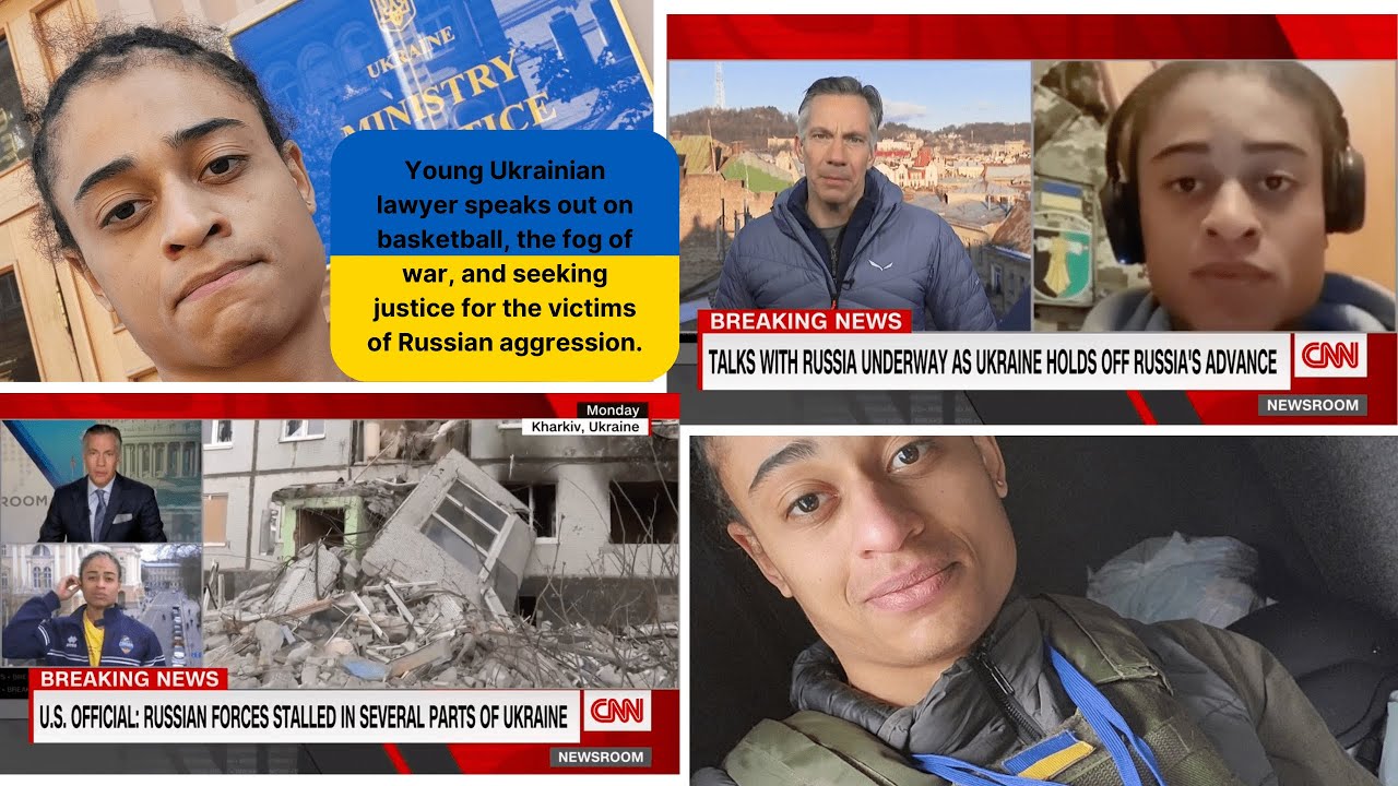 Young Ukrainian lawyer on basketball, war's fog, and justice for victims of Russian aggression