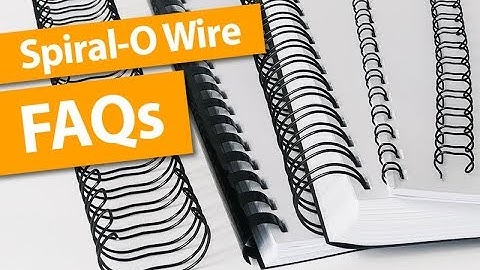 Spiral-O Wire FAQs | Q&A for Twin Loop Spiral Wire Combs