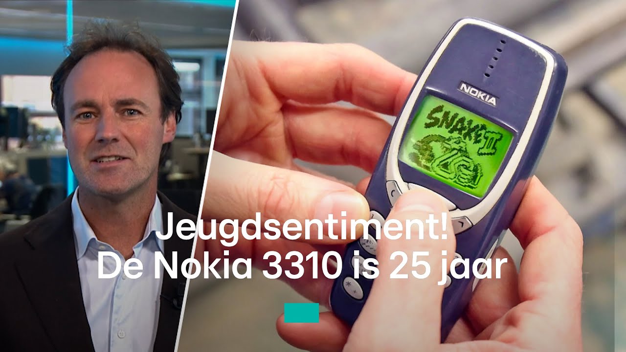 De Nokia 3310 is 25 jaar: je kon er bijna niks mee, maar je had wél Snake
