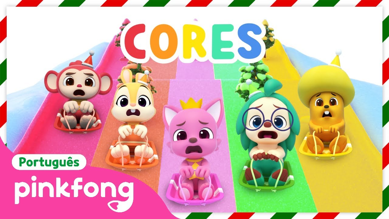 🌈 Aprenda as Cores no Natal🎄 | + Músicas de Natal | Pinkfong, Bebê Tubarão! Canções para Crianças