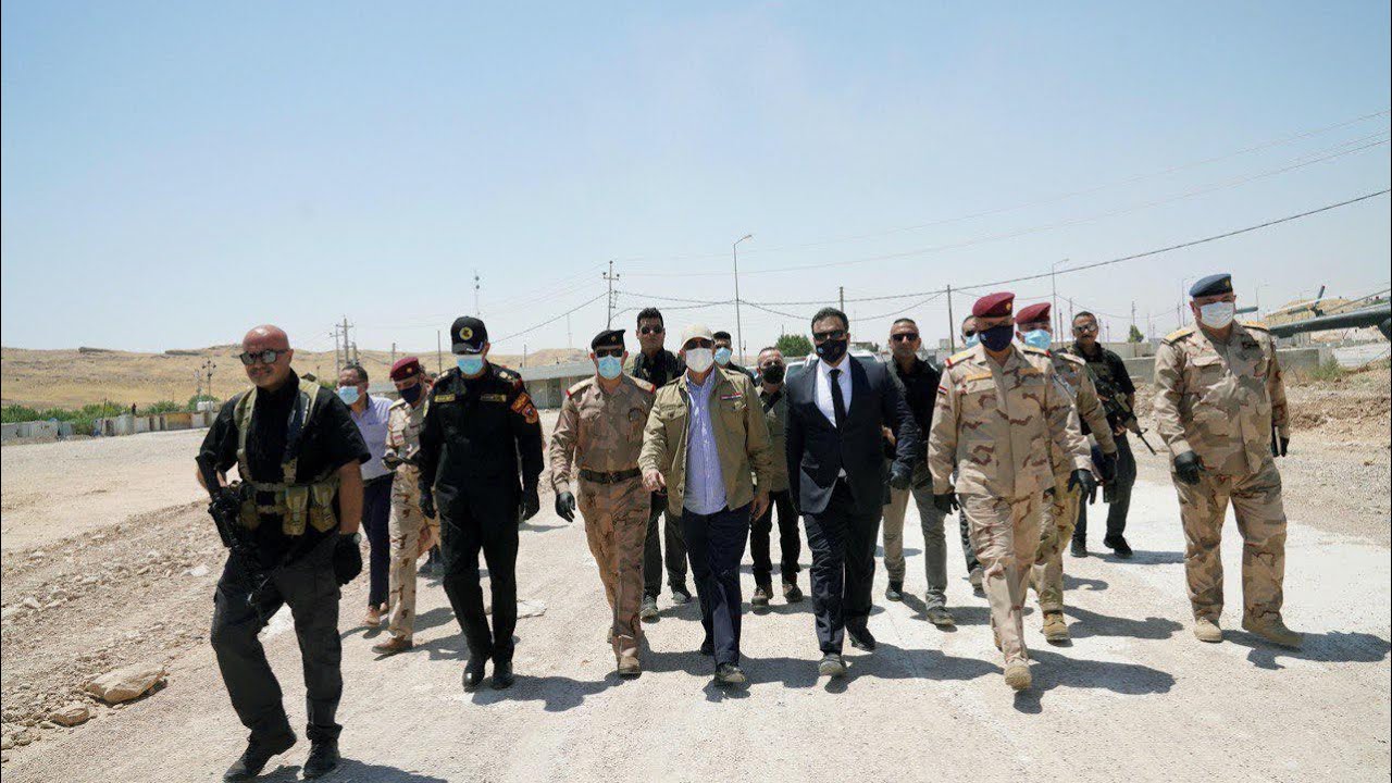 زيارة القائد العام للقوات المسلحة الى ديالى للإشراف على انطلاق عمليات أبطال العراق