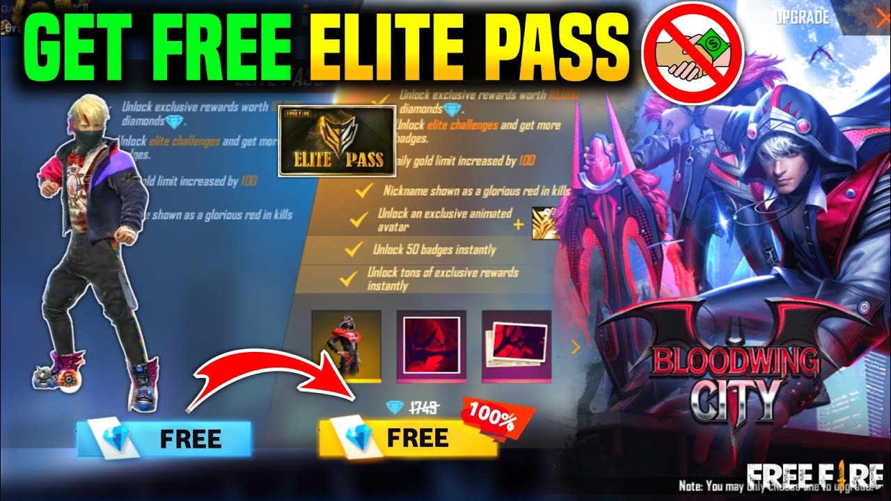 How To Get Free Diamonds And Upgrade To Elite Pass For Free In