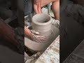 Daily Life Of Ceramic Craftsmen Pottery Shorts Throwing How Wheel Vase 